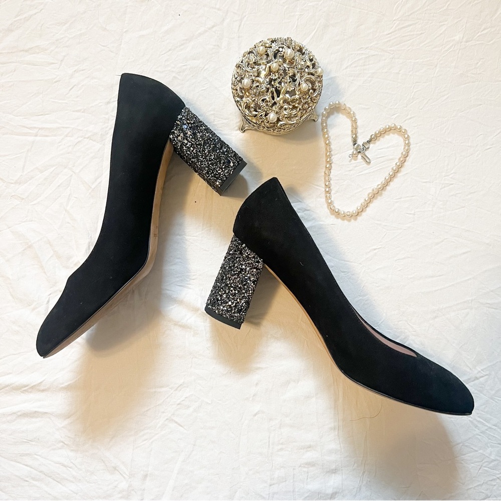 Kate Spade Anastasia Glitter pump heels women's size 8.5